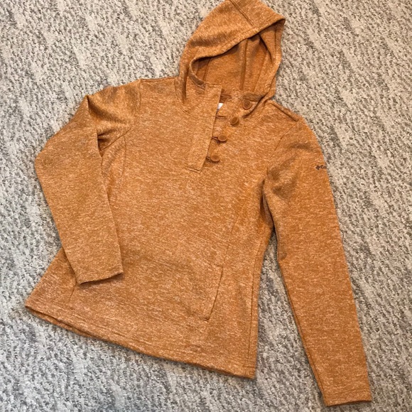 Columbia Tops - Columbia Gold Fleece-Lined Toggle Hoodie